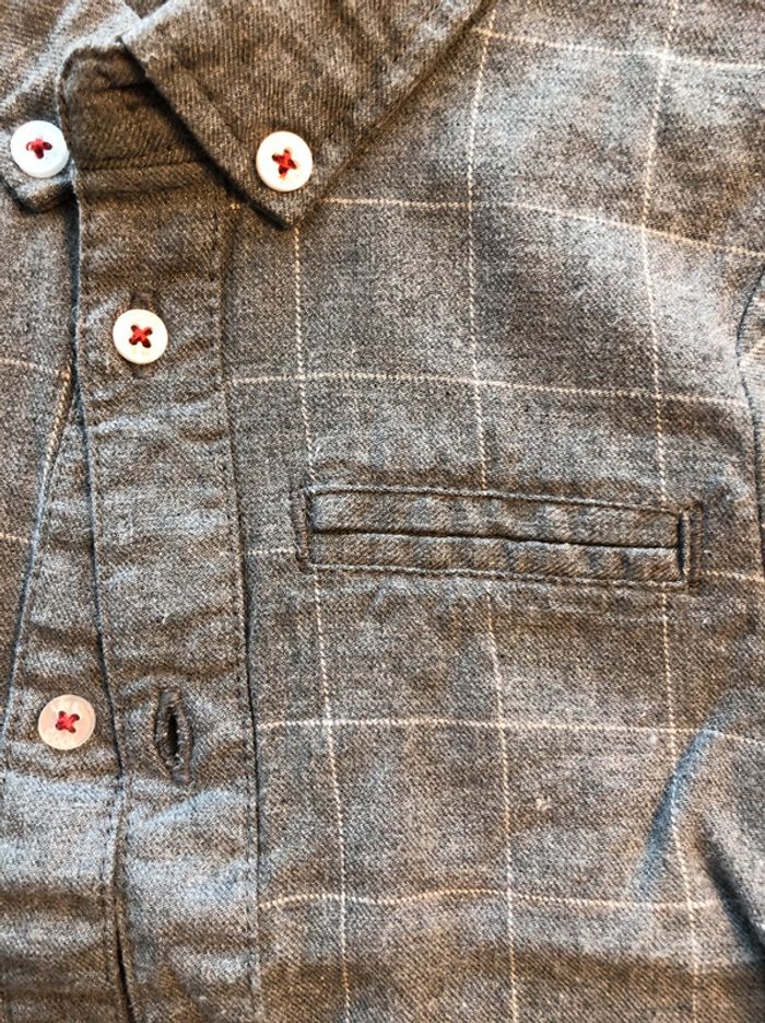 Chemise grise carreaux - photo numéro 4