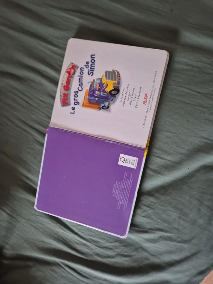 Livre ptit garçon le gros camion de Simon - photo numéro 2