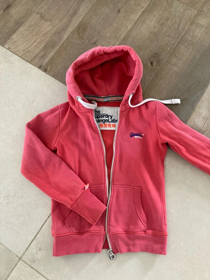 Sweat zippé à capuche Superdry