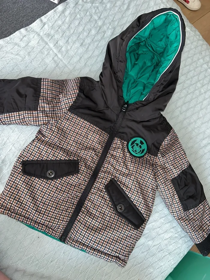 Manteau Catimini réversible bébé