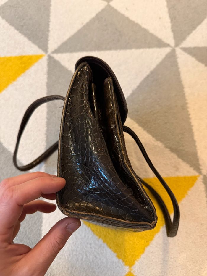 Sac à main en cuir vintage - photo numéro 8