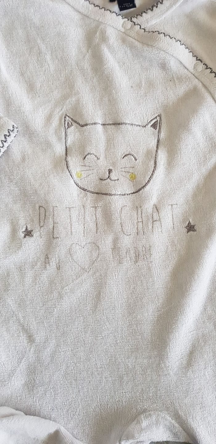 Pyjama 12 mois chat