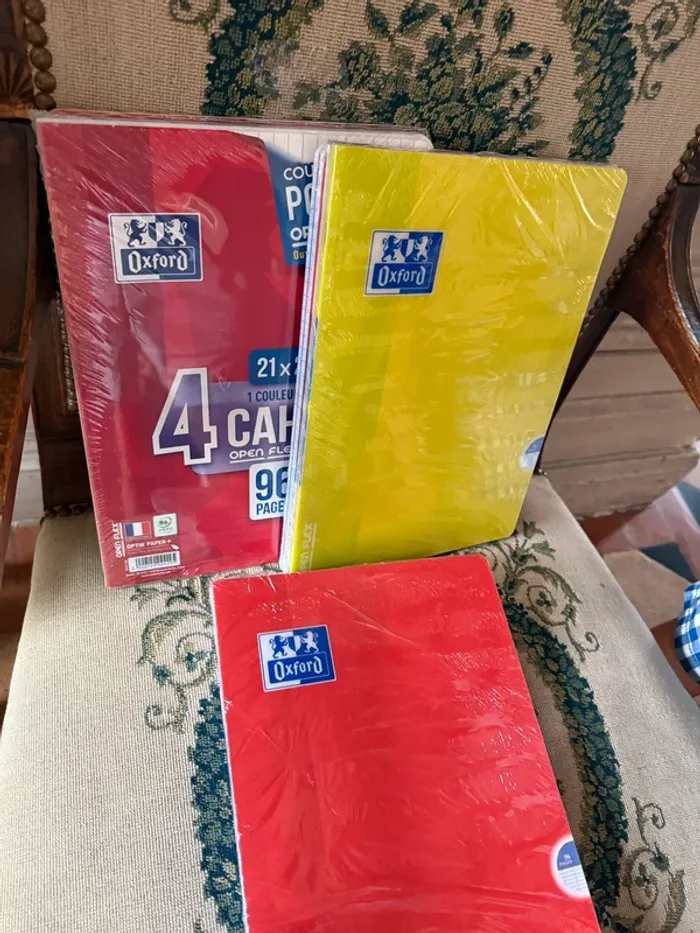 Oxford lot de 12 cahiers Polypro A4 Openflex 96 pages grand carreaux Seyes - photo numéro 4