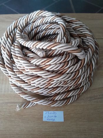 Cordre tressée 13m20  1cm de large