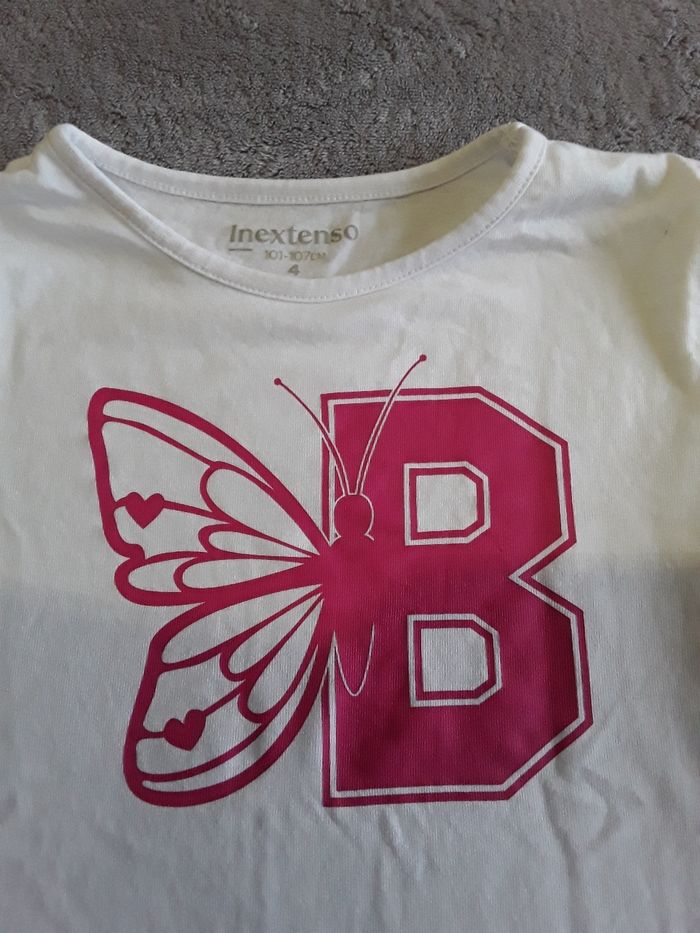 Tee shirt manches longues fille 4 ans - photo numéro 3