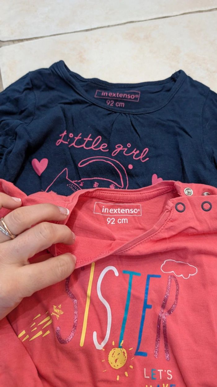 Lot de 2 tee shirt un extenso - photo numéro 2