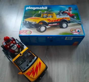 Playmobil Pick up + quad