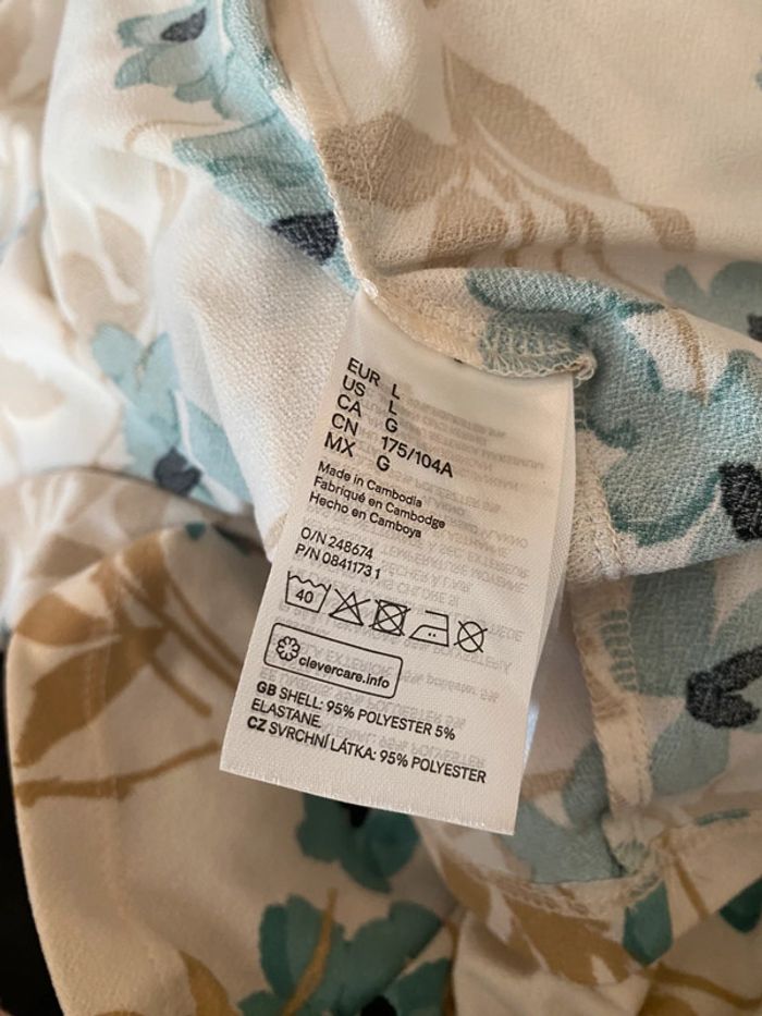 Jolie Robe Croisée Devant Imprimée Fleurs Taille L Et Plus - photo numéro 8