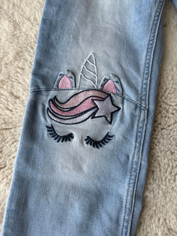 👖 leggings jeans licorne+ legging chaud - Kiabi -H&M - taille 8 ans- satisfaisant et très bon état - photo numéro 3