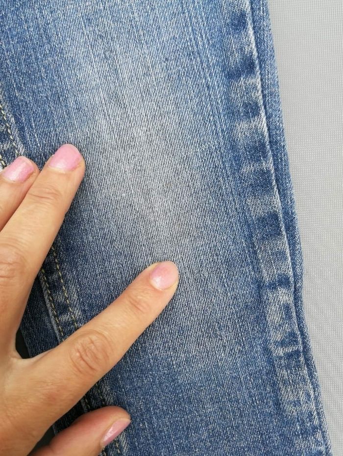 Jeans pantalon 3 ans fille vanille fraise - photo numéro 3