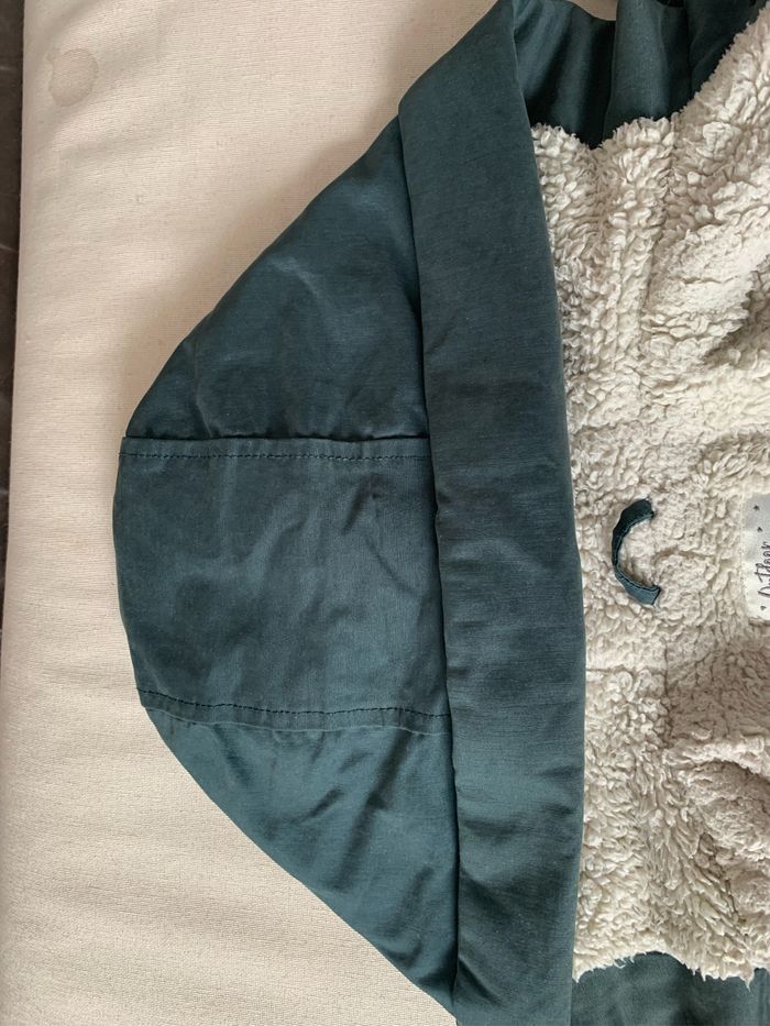 Veste mi saison doublée vert - photo numéro 4