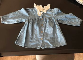 Tunique en jean avec col / Taille 9/12 mois