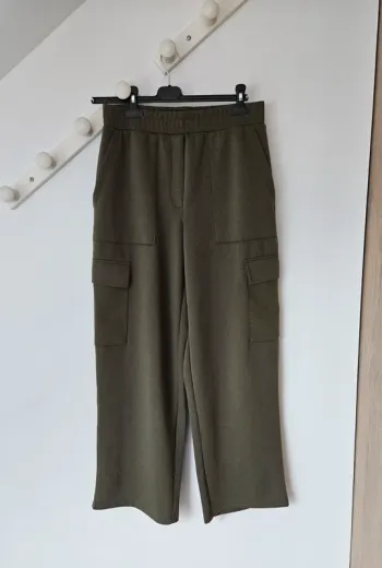 Pantalon cargo taille élastique