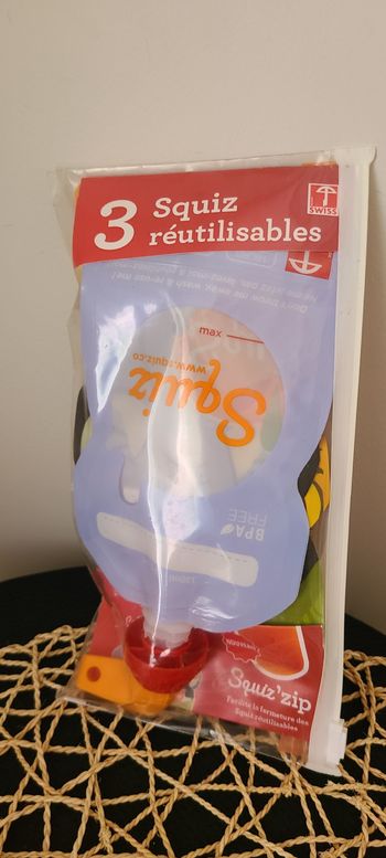 Gourdes à compote réutilisables