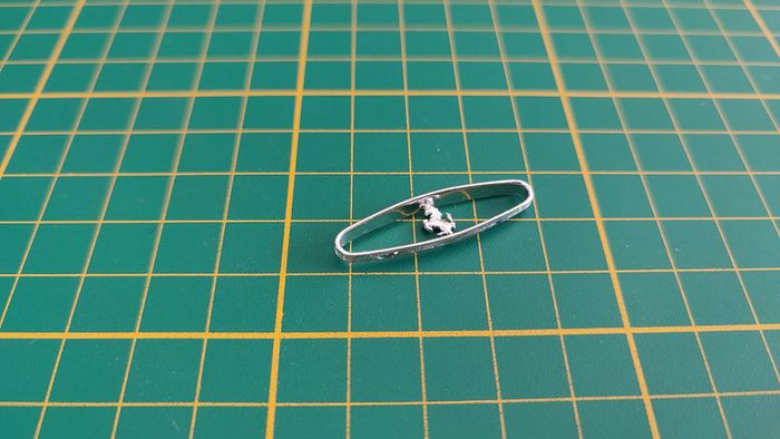 Calandre sigle avant pièce miniature Bburago Burago Ferrari GTO 1962 1/18 1/18ème #C48 - photo numéro 2