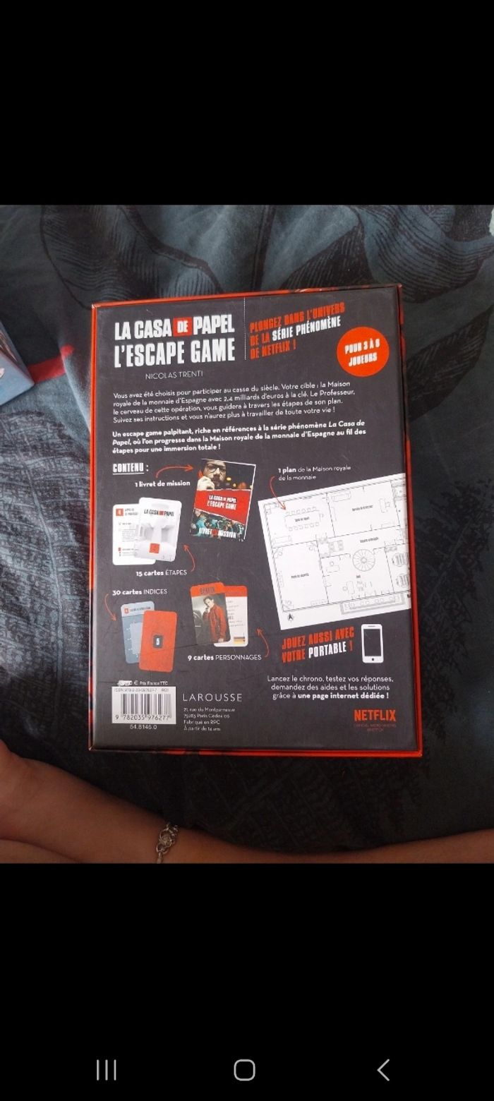 Escape game "la casa de papel" - photo numéro 2