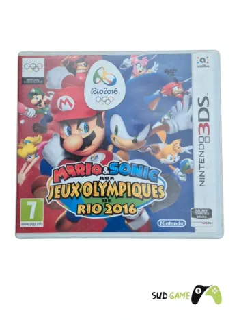 Jeu 3DS  " Mario et sonic aux jeux olympiques de Rio 2016"
