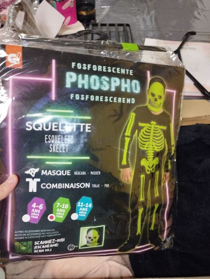 Déguisement squelette