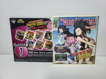 My Hero Academia Fighting Heroes Ichiban Kuji Shikishi Creaty / Momo Yaoyorozu