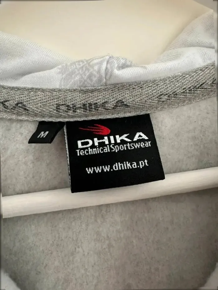Pull à capuche avec zip gris taille M , neuf - photo numéro 5