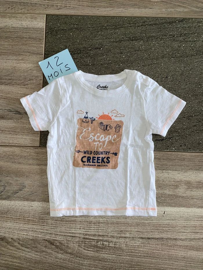 T-shirt manches courtes 12 mois