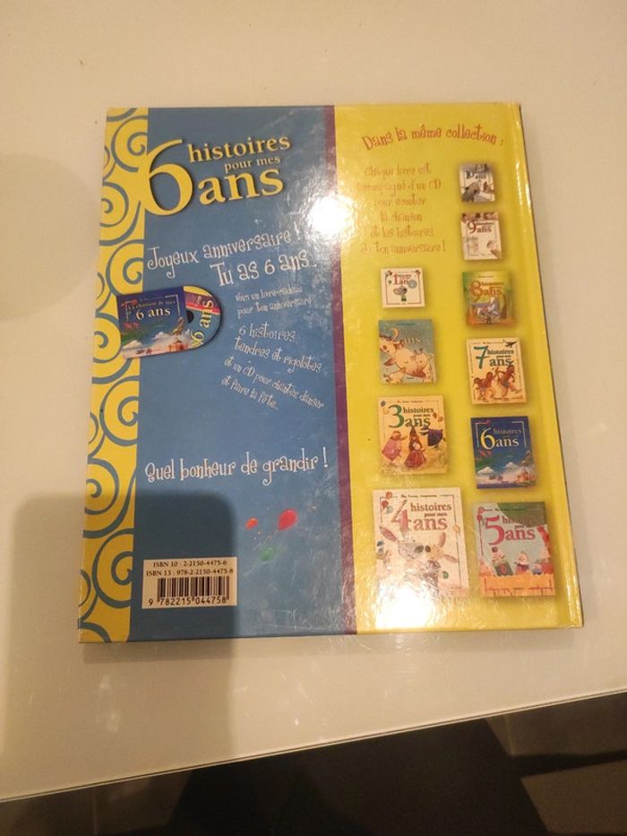 Livre 6 histoires pour mes 6 ans - photo numéro 2