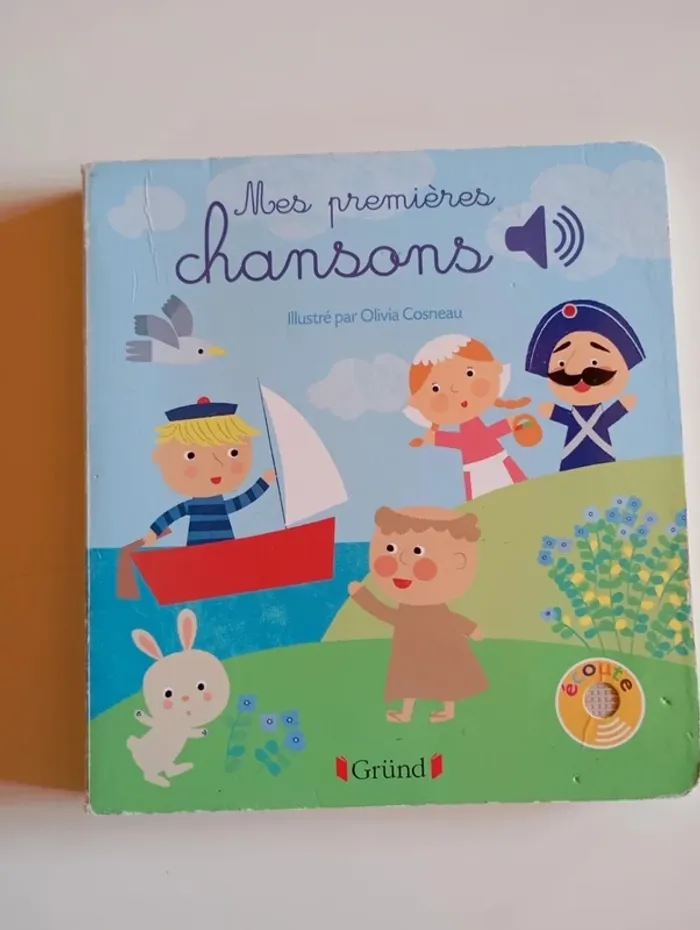 Livre sonore : Mes premières chansons