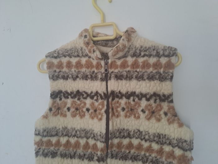 Veste sans manches moumoute vintage - photo numéro 2