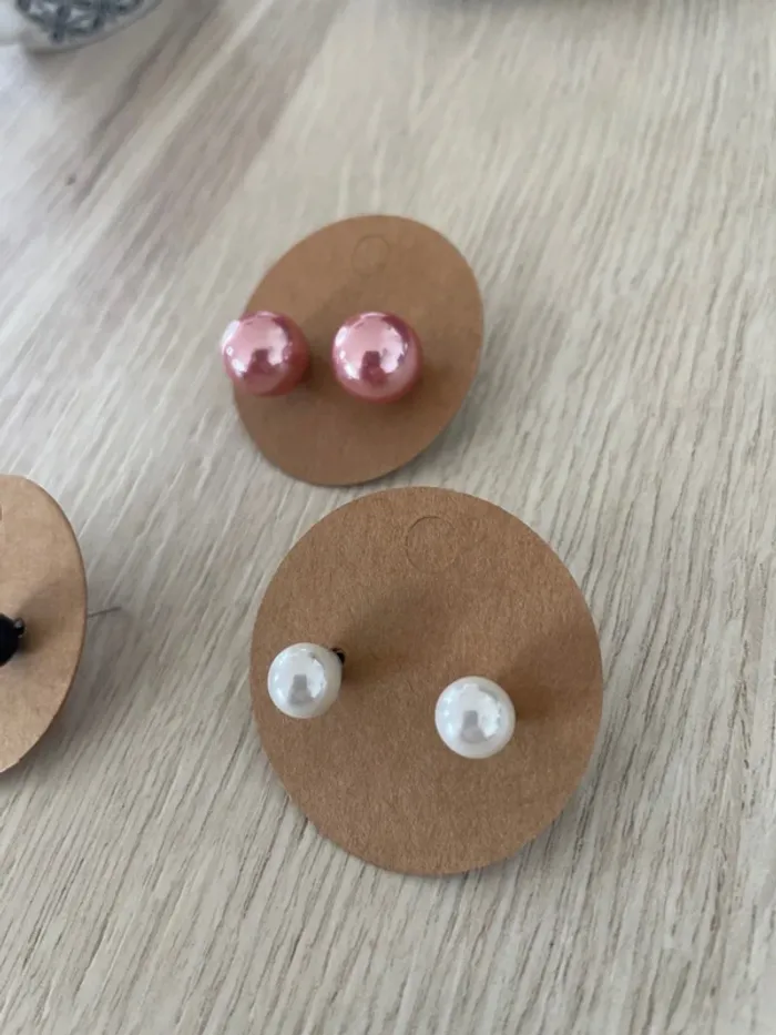 Lot de paires de boucles d’oreilles - photo numéro 2