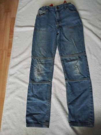 Jean garçon slim  sergent major bleu 10 ans