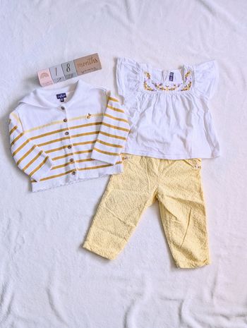 Ensemble 3 pièces Weekend en Provence Sergent Major _ Taille 18 mois