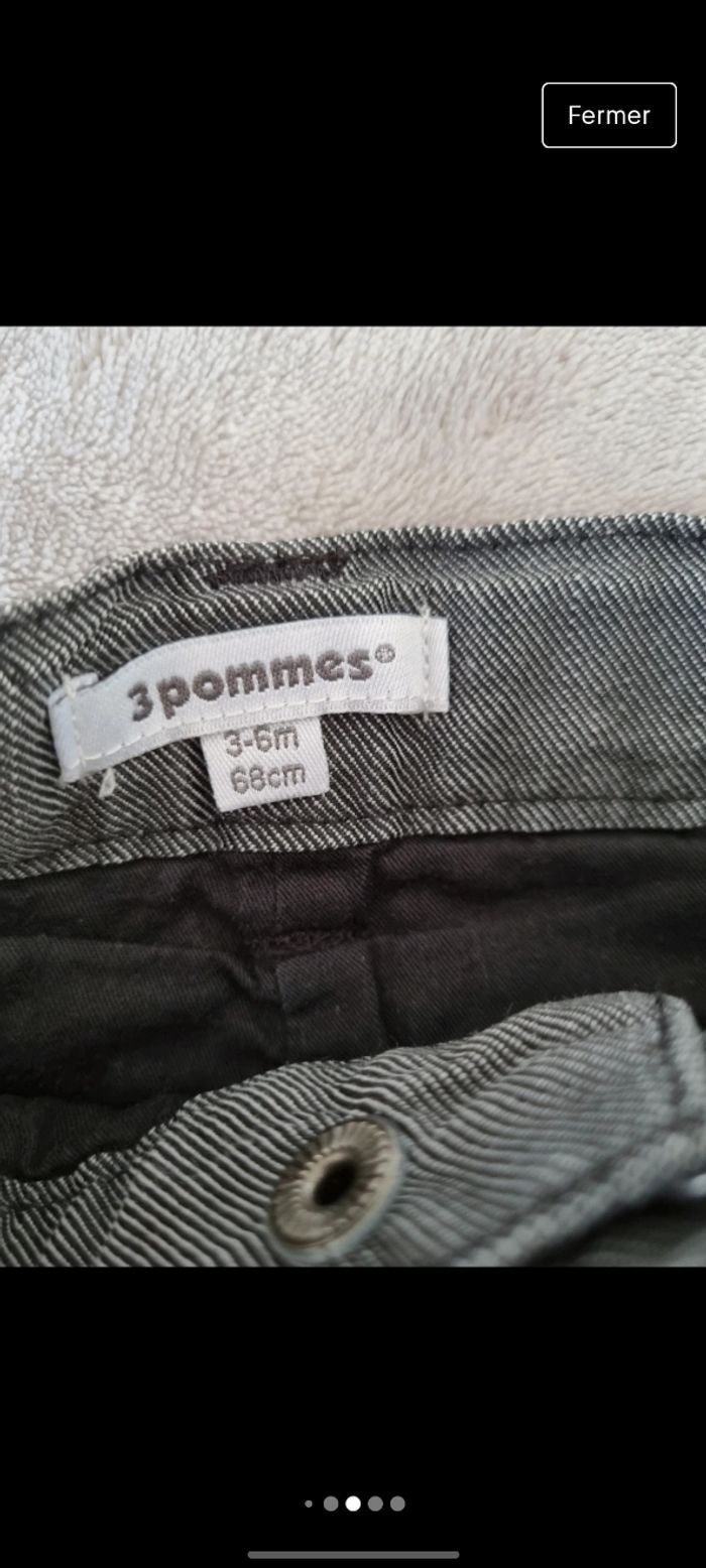 Lot 4 pantalons 6 mois - photo numéro 6