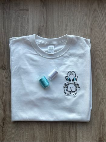 Teeshirt brodé fury  - Dragon