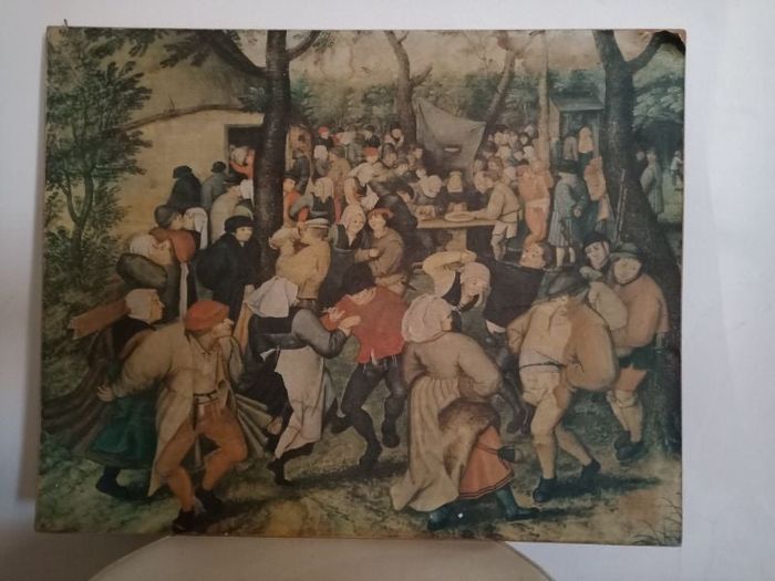 Reproduction du tableau danse de noce plein air