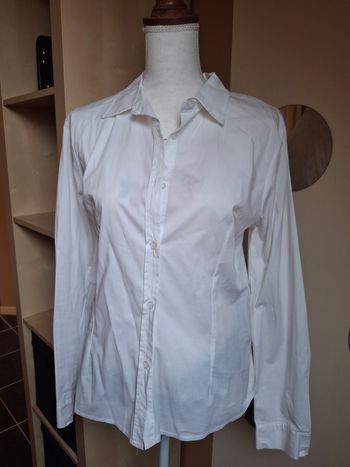 Chemise blanche cintrée