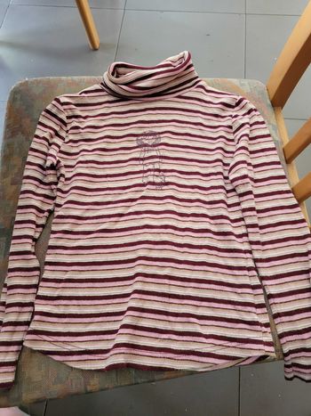 Pull col roule taille 6 ans milkshake