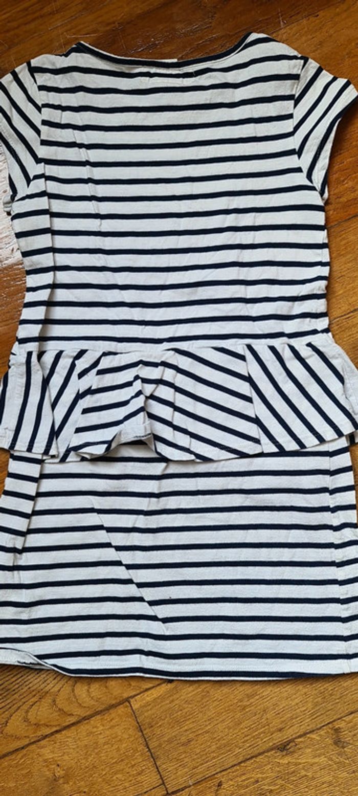 Robe marinière 10 ans 100% coton H&M - photo numéro 4