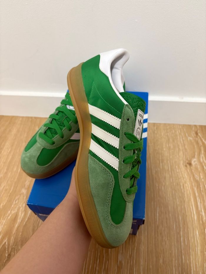 Adidas Gazelle Indoor Green / Ftw White / Haze Green – taille 39⅓, neuves - photo numéro 5