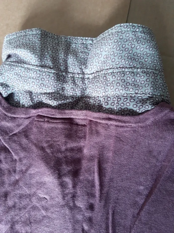 Joli pull manches courtes  taille 38/40 - photo numéro 6