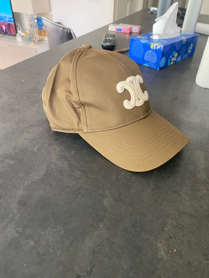 Casquette Celine triompe neuve beige - photo numéro 5