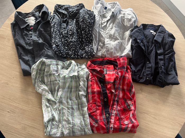 Lot 6 chemises homme