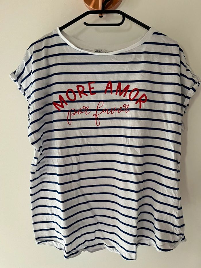 Tee shirt grossesse Gemo taille S