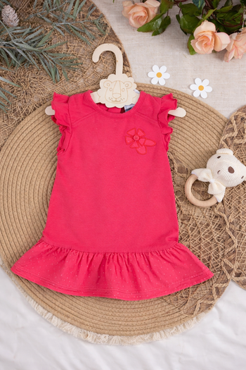 Robe bébé fille 6 mois Cadet Rousselle rose fushia – très bon état