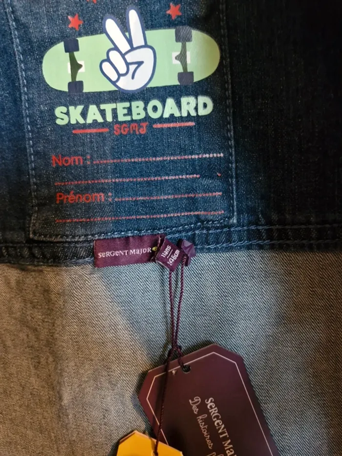 Veste Jean Sergent Major 11 ans neuve - photo numéro 3