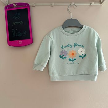 Joli pull à fleurs - T12mois - Gémo