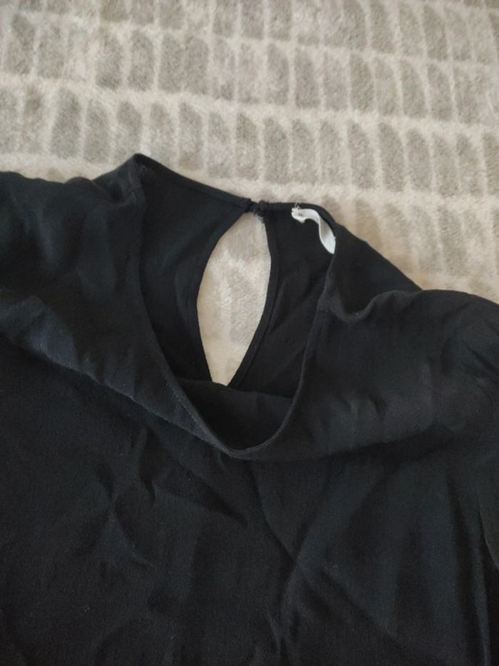 Blouse noir Mango taille 38 - photo numéro 4