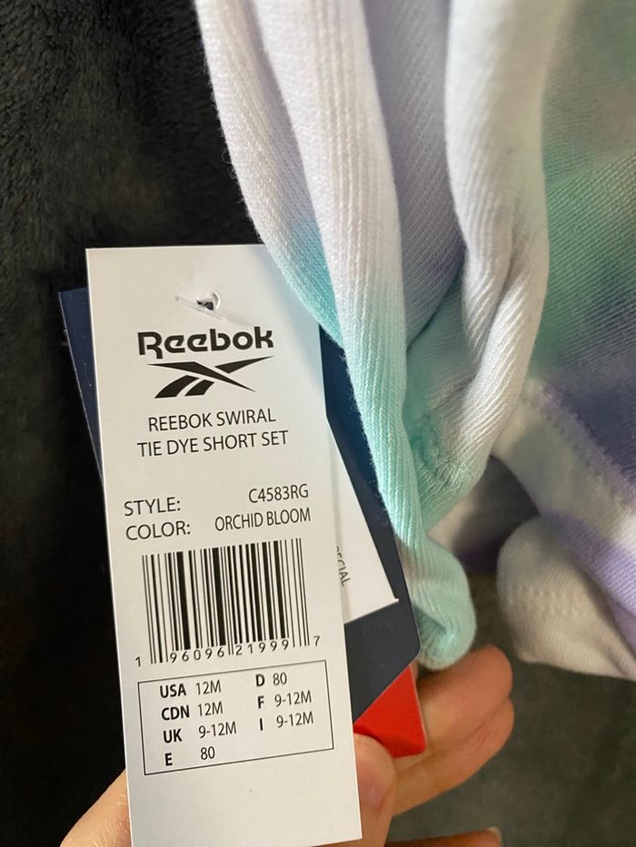 Ensemble 9/12 mois reebok neuf - photo numéro 4