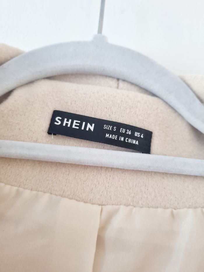 Manteau beige avec ceinture - photo numéro 5