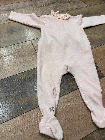 Grenouillère pyjama Marèse 12 mois rose