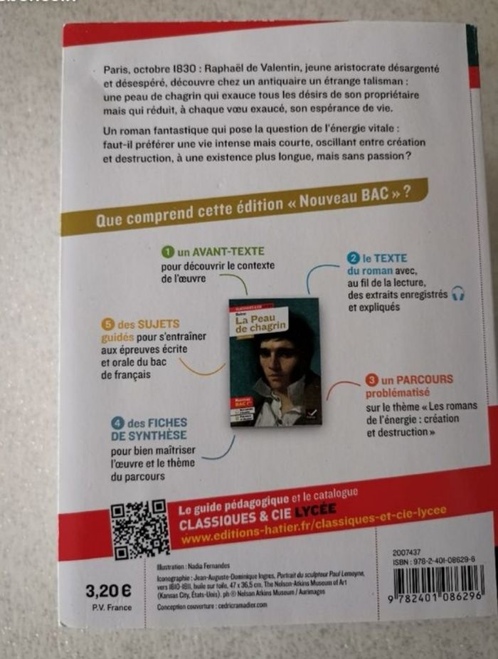 Livre La peau de Chagrin Balzac - photo numéro 2